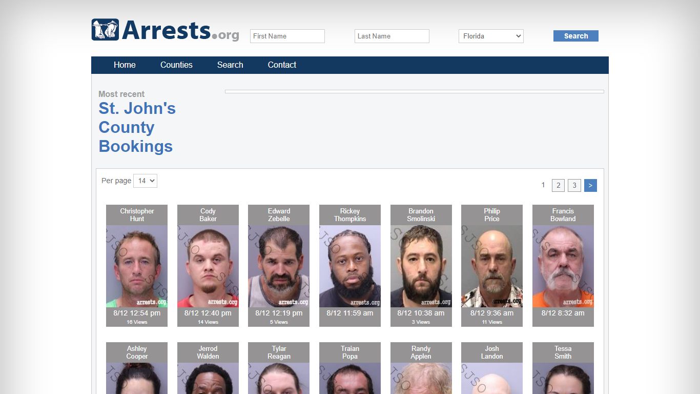 St. John's County Arrests and Inmate Search